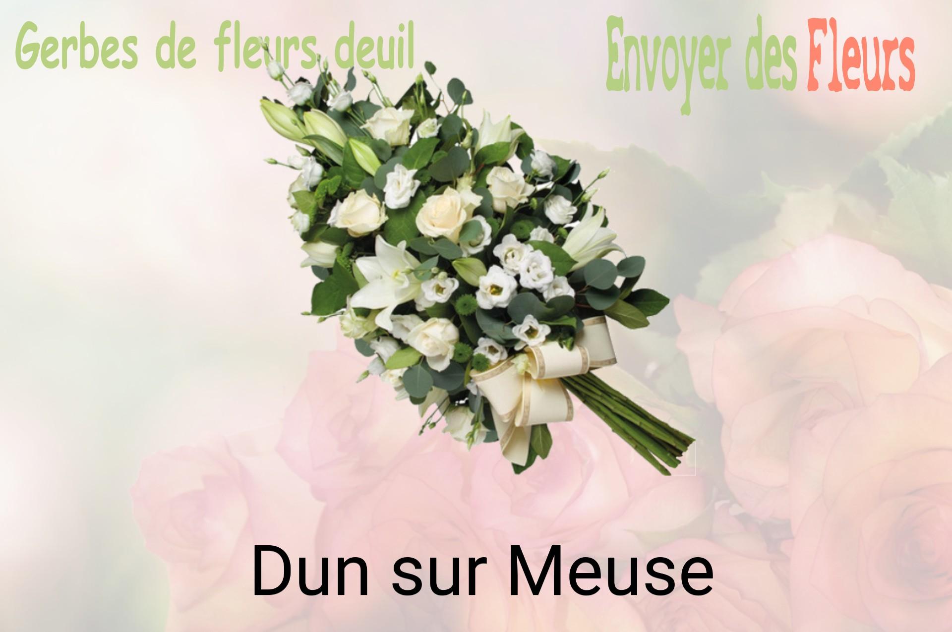 Gerbe de fleurs de deuil livrée à Dun-sur-Meuse